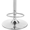 Duval Adjustable Barstool with Faux Leather and Metal Finish - Armen Living - 4 of 4