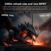 Z-EDGE UG32P 32" 240Hz Curved Gaming Monitor, FHD(1920x1080)1ms Frameless LED Gaming Monitor, FHD Gaming Monitor - 2 of 4