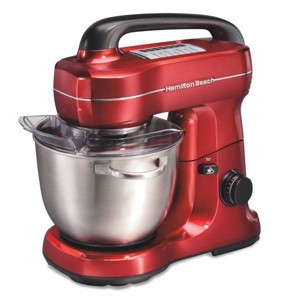 Hamilton Beach 7-Speed Hand Mixer - Red: Metal Stand Mixer, 300W, Dishwasher-Safe Parts, 1 Year Warranty - 1 of 4