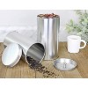 Solstice Double Seal Tea Canisters 4pk; Round Metal Containers with Interior Seal Lid - 4 of 4