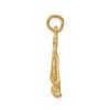 Black Bow Jewelry 14k Yellow Gold Scales of Justice Charm - 2 of 4