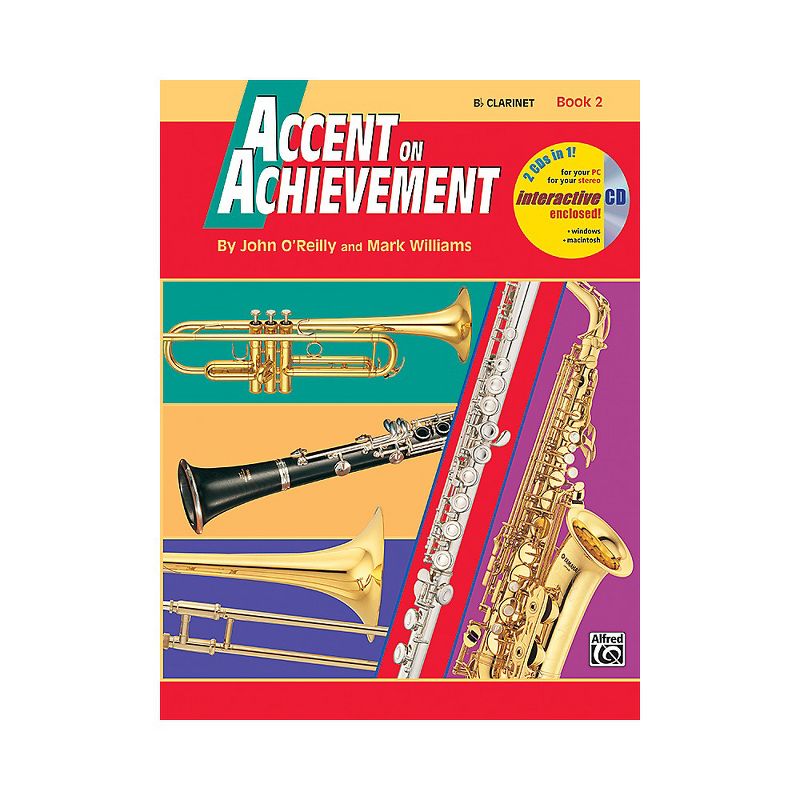 Alfred Accent on Achievement Book 2 B-Flat Clarinet Book & CD, 1 of 2