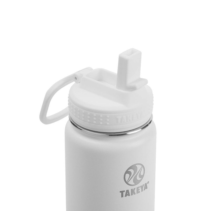 Takeya 24oz Actives Insulated Stainless Steel Water Bottle with Straw Lid, 3 of 12