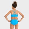 Girls' Polka Dots Bikini Set - Cat & Jack™ Blue - 2 of 4