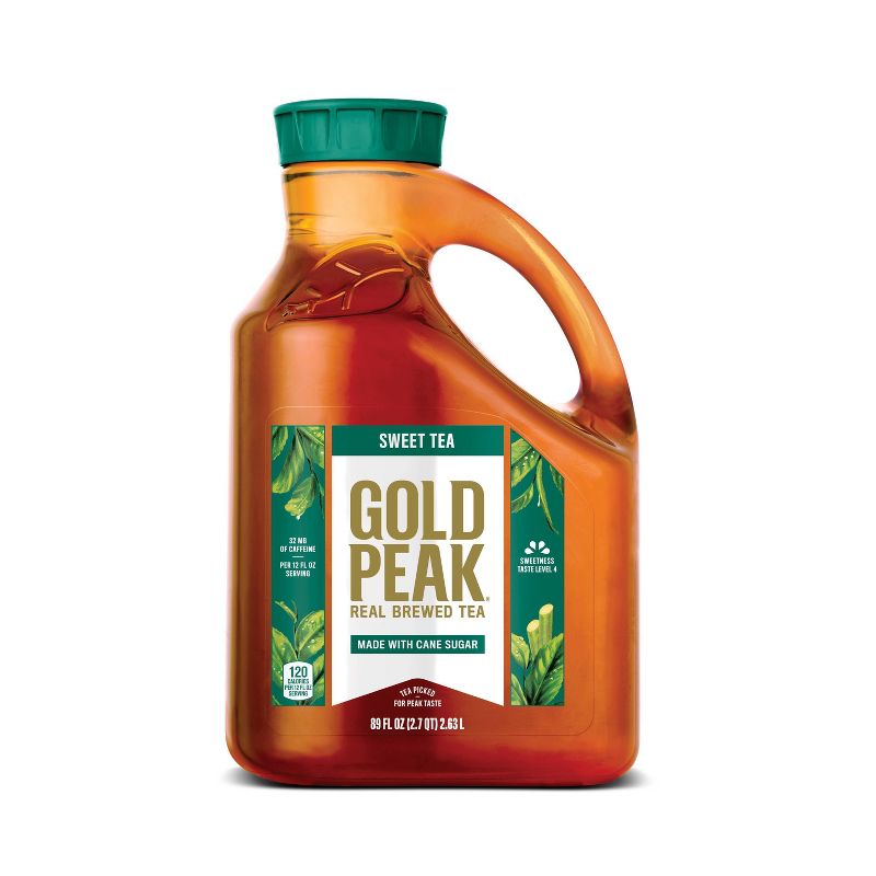 Gold Peak Sweetened Black Iced Tea Drink - 89 fl oz, 1 of 10