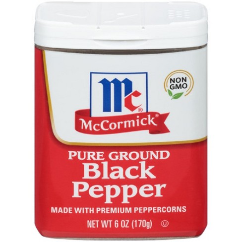 McCormick Pure Ground Black Pepper - 6oz - image 1 of 4