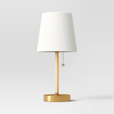 Small Stacked Glass Ball Table Lamp Base (includes Led Light Bulb) Brass -  Threshold™ : Target