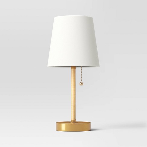 Modern Brass Brushed Metal Ball Small Touch Control Table Lamp