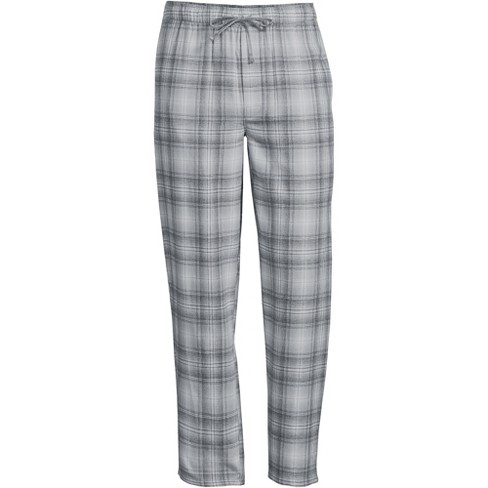 Grey Plaid Unisex Flannel PJ Pants