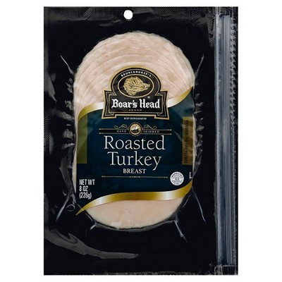 Boar's Head Sliced Roasted Turkey Breast - 8oz