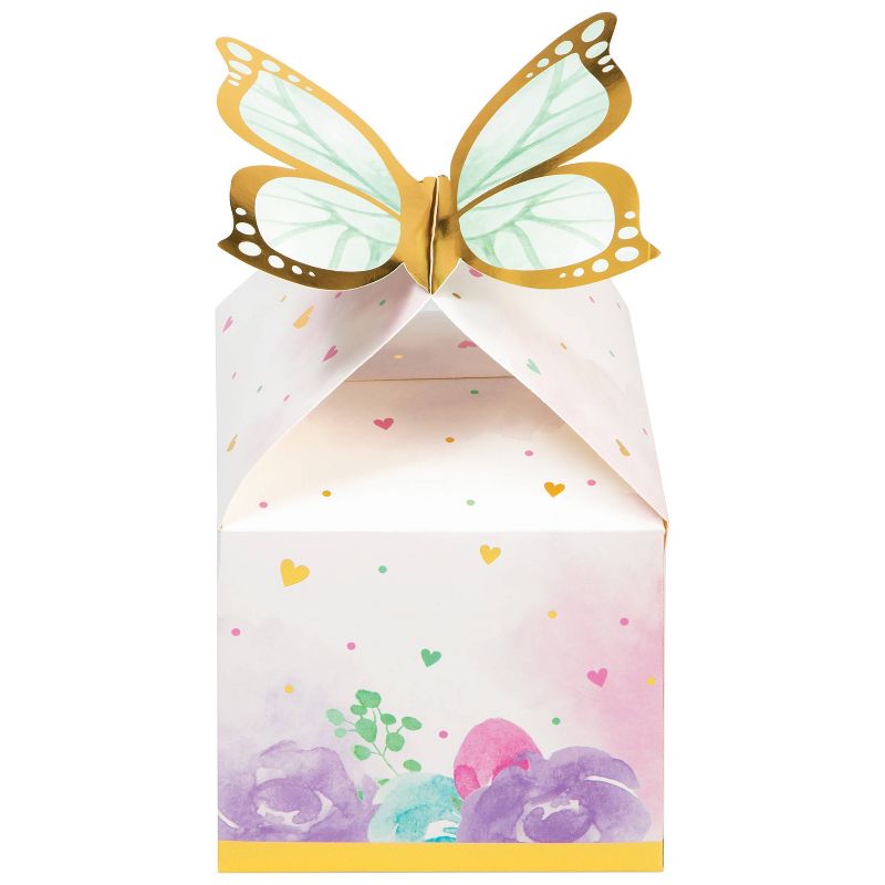 24ct Golden Butterfly Favor Boxes, 2 of 4