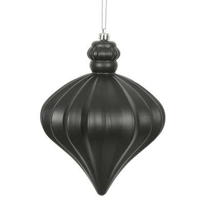 Vickerman 6" Matte Onion Drop Christmas Ornament