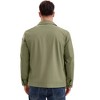 INSPIRE CHIC Men's Lapel Full Zip Up Solid Color Casual Lined Jacket - 3 of 4