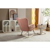 Lyngins Modern Indoor Armchair Rocking Chair without/with Adjustable Footrest,Small Accent Chair for Bedroom,Living Room - 4 of 4