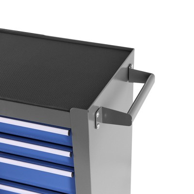 Vynxaria 7-Drawer Rolling Tool Cart - Lockable Tool Storage Organizer on Wheels for Garage & Mechanics