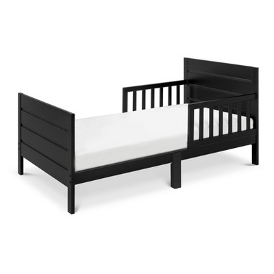 black toddler bed