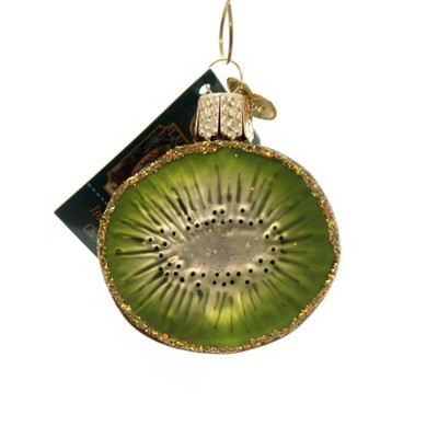 Old World Christmas 2.25" Kiwi Ornament Fruit  Gooseberry  -  Tree Ornaments