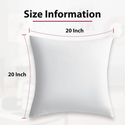 Lux Decor Collection Pack of 4 Decorative Cushion Throw Pillows Insert for Sofa Chair Bed
