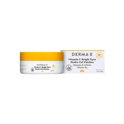 Derma E Vitamin C Bright Eyes Hydro Gel Patches - 60ct : Target