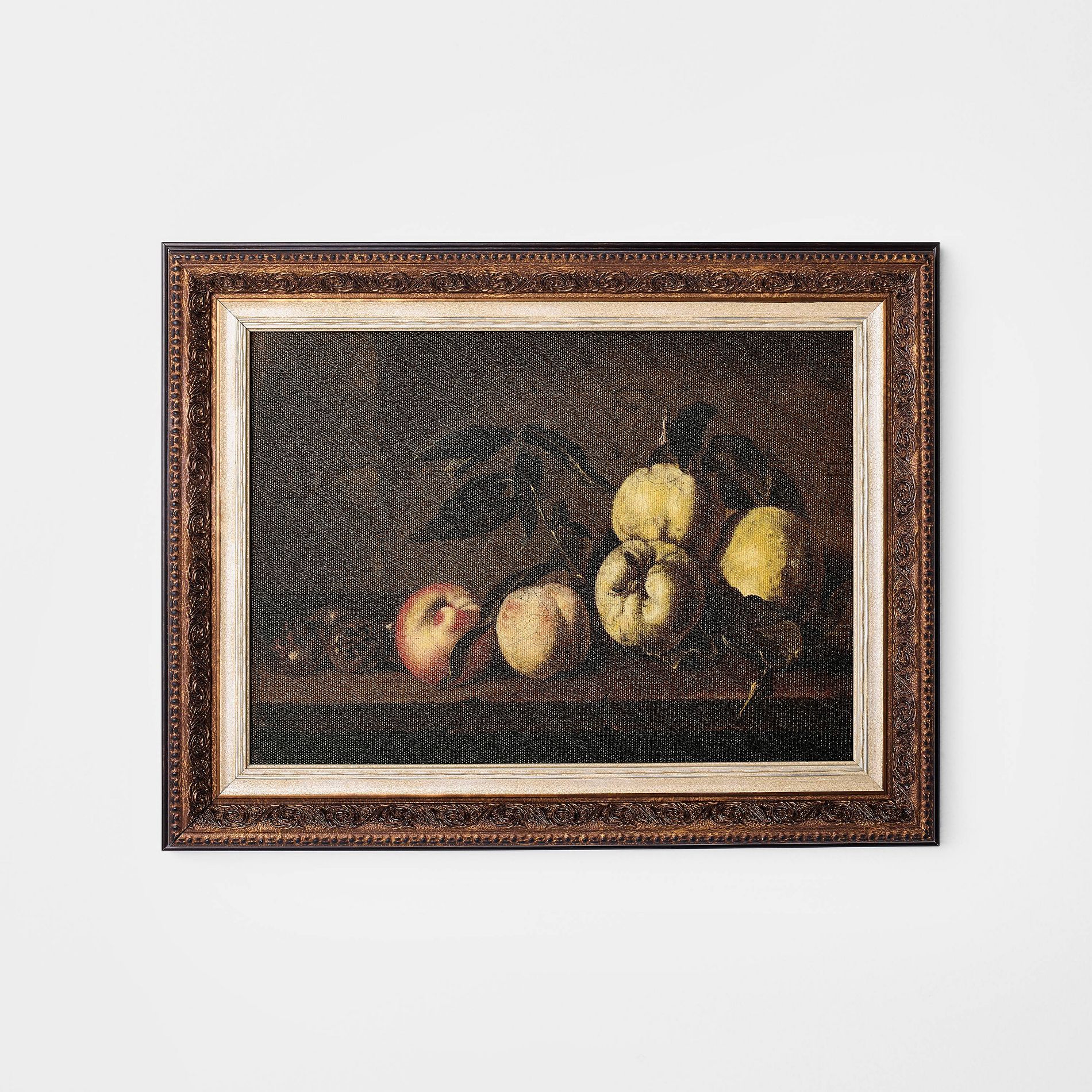 11"x14" Autumn Still Life Wall Art Gold - Threshold™ designed with Studio McGee