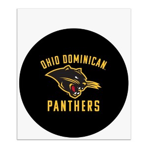Ohio Dominican University Panthers Logo Automotive Car Window Locker Circle Bumper Sticker - 1 of 4