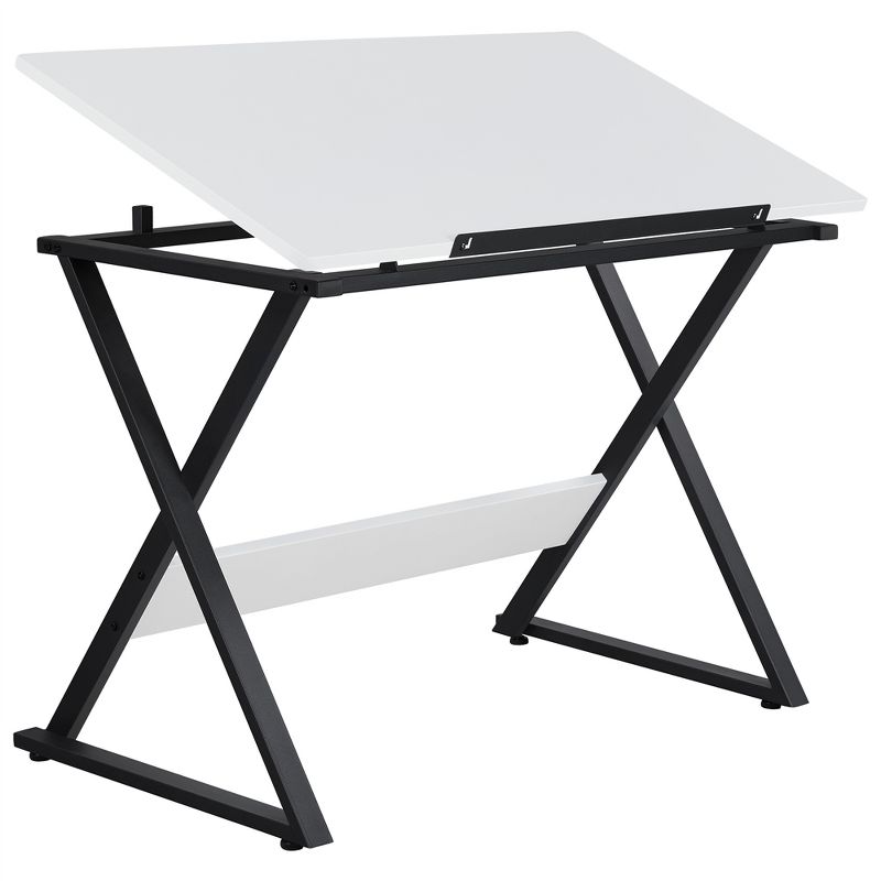 Yaheetech Minimalist Drafting Table For Artists Basic Drawing Deck White, 1 of 11