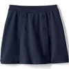 Lands' End Lands' End School Uniform Kids Ponte Button Front Skort - 2 of 3