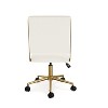 Martha Stewart Lulu Upholstered Office Chair - 2 of 4