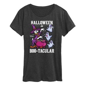 Women's - Disney - Halloween Is Bootacular Short Sleeve Graphic T-Shirt - 1 of 4
