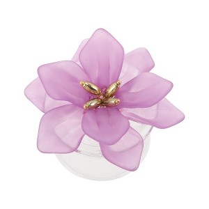 Unique Bargains Resin Lotus Phone Grip 1 Pc - 1 of 4