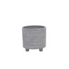 Sagebrook Home 2-Piece Set of Ceramic Planters Stylish Footed Plant Stand Set for Indoor or Outdoor - 3 of 4