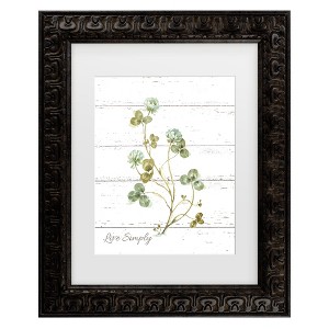 Trademark Fine Art - Lisa Audit My Greenhouse Clover Live Simply Matted Framed Art - 1 of 4