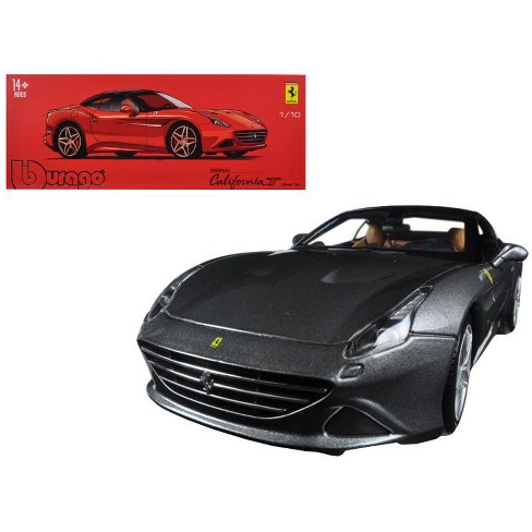 Ferrari California T Closed Top Metallic Grey Signature Series 118 Diecast Model Car By Bburago