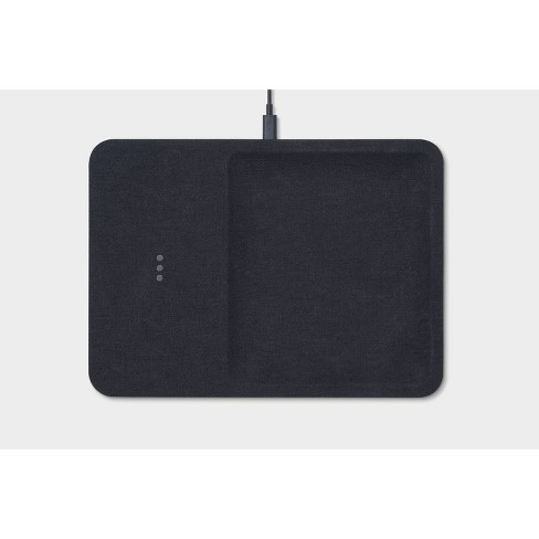 Qi 2-in-1 Wireless Charger - Heyday™ Night Gray : Target