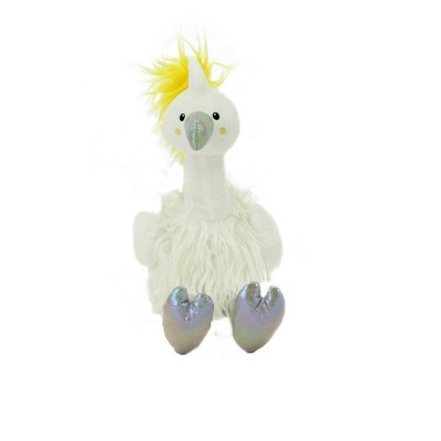 Animal Adventure White Sweetheart Bird 15" seated Stuffed Animal