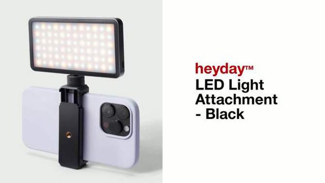 LED Light Attachment - heyday&#8482; Black, 2 of 7, play video