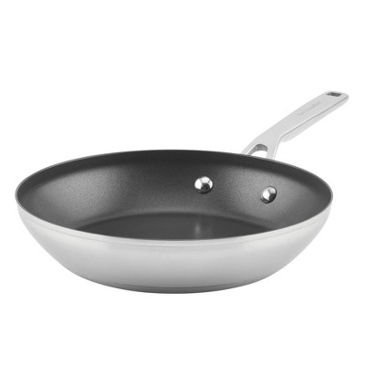 KitchenAid® Hard-Anodized Nonstick Deep Frying Sauté Pan with Lid, 3-Quart