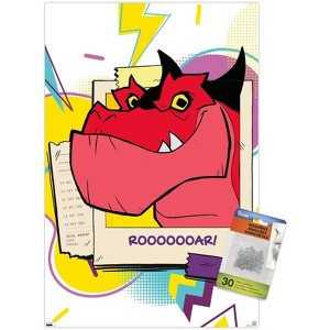Trends International Marvel's Moon Girl & Devil Dinosaur - Wave Unframed Wall Poster Prints - 1 of 4