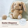 Bearington Billy Big Head Bunny The Stuffed Bunny Rabbit, 8 Inch Brown Stuffed Animal - 3 of 4