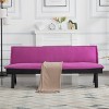 Aukfa 64.6" Futon Sofa Bed Convertible Sleeper, 5-Position Adjustable Backrest, Twin Size, Space-Saving Design for Home/Office/Guest Room - 4 of 4
