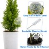 5 Star Super Deals Automatic Self Watering Glass Plant Iridescent Globes Drip Irrigation Plant Care Indoor/Outdoor Potted Flowers - 9" 7 oz 4pc Set - 2 of 4