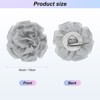 Unique Bargains Handmade Dainty Satin Fabric Big Peony Rose Flower Brooches Hair Clips 1 Pc - 3 of 4