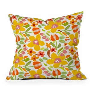 Mirimo Naif Summer Flora Outdoor Throw Pillow - Deny Designs - 1 of 3