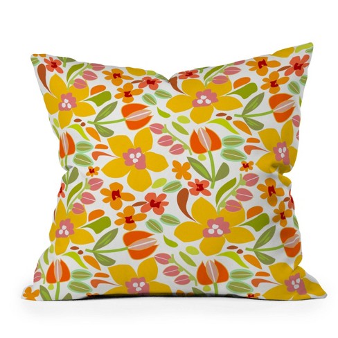 Mirimo Naif Summer Flora Outdoor Throw Pillow - Deny Designs - image 1 of 3