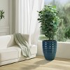 Modern Large Ceramic Planter Pot with Built-In Drainage Hole, High-Quality Ceramic Flower Pot for Windowsills, Patio, or Garden – The Pop Home - 3 of 4