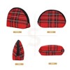 Signare USA Royal Stewart Tartan Red Cosmetic Bag/ Makeup Bag - 2 of 4