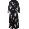Women's Plus Size Ottilie Maxi Dress - dark roses | CITY CHIC - 4 of 4
