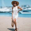 Women's Sleeveless Cutout Bodycon Cover-Up Maxi Dress - Cupshe - 2 of 4
