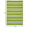 Colonial Mills Painter Stripe Braided Rug, Garden Bright 3'x5', Rectangle Shape - 2 of 2