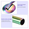 Unique Bargains Stainless Steel Long Handle Round Shaped Drinking Spoon Straws 8 Pcs - 3 of 4